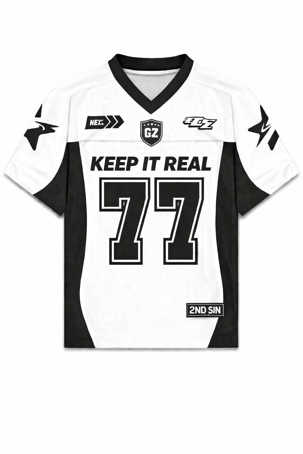 Sinner White cotton Jersey