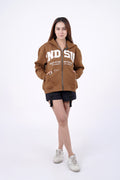 Never Promised Heaven Cropped Zipper