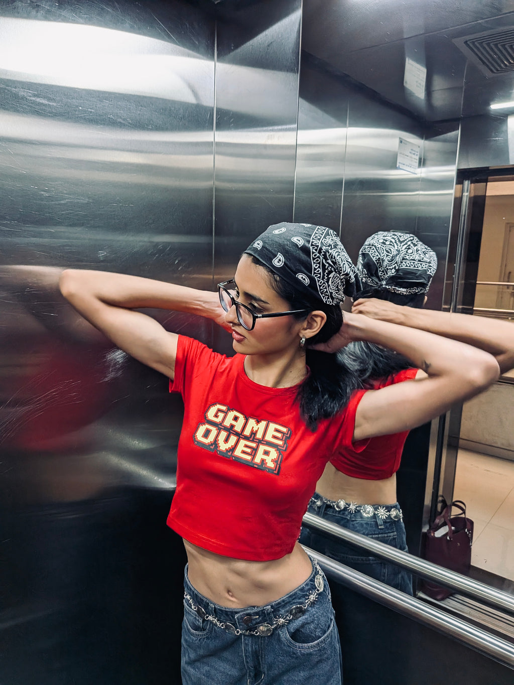 Game Over Baby Tee