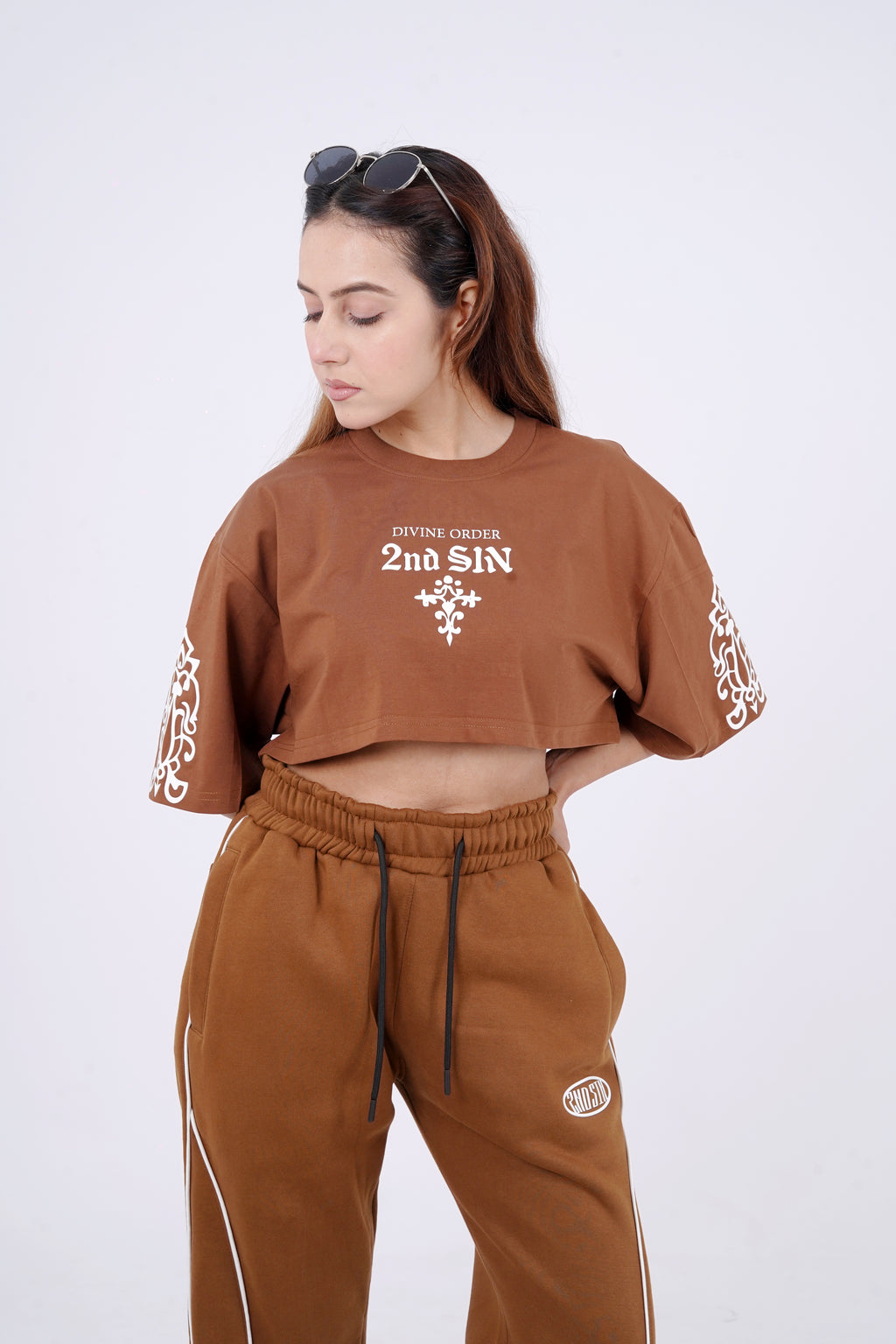 RECKLESS OVERSIZE CROP TEE