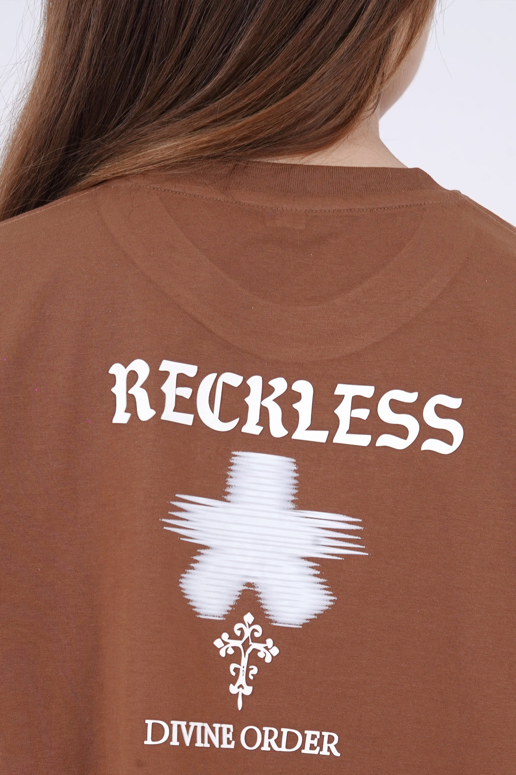 RECKLESS OVERSIZE CROP TEE