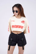 POWERFORGE OVERSIZE CROP TEE