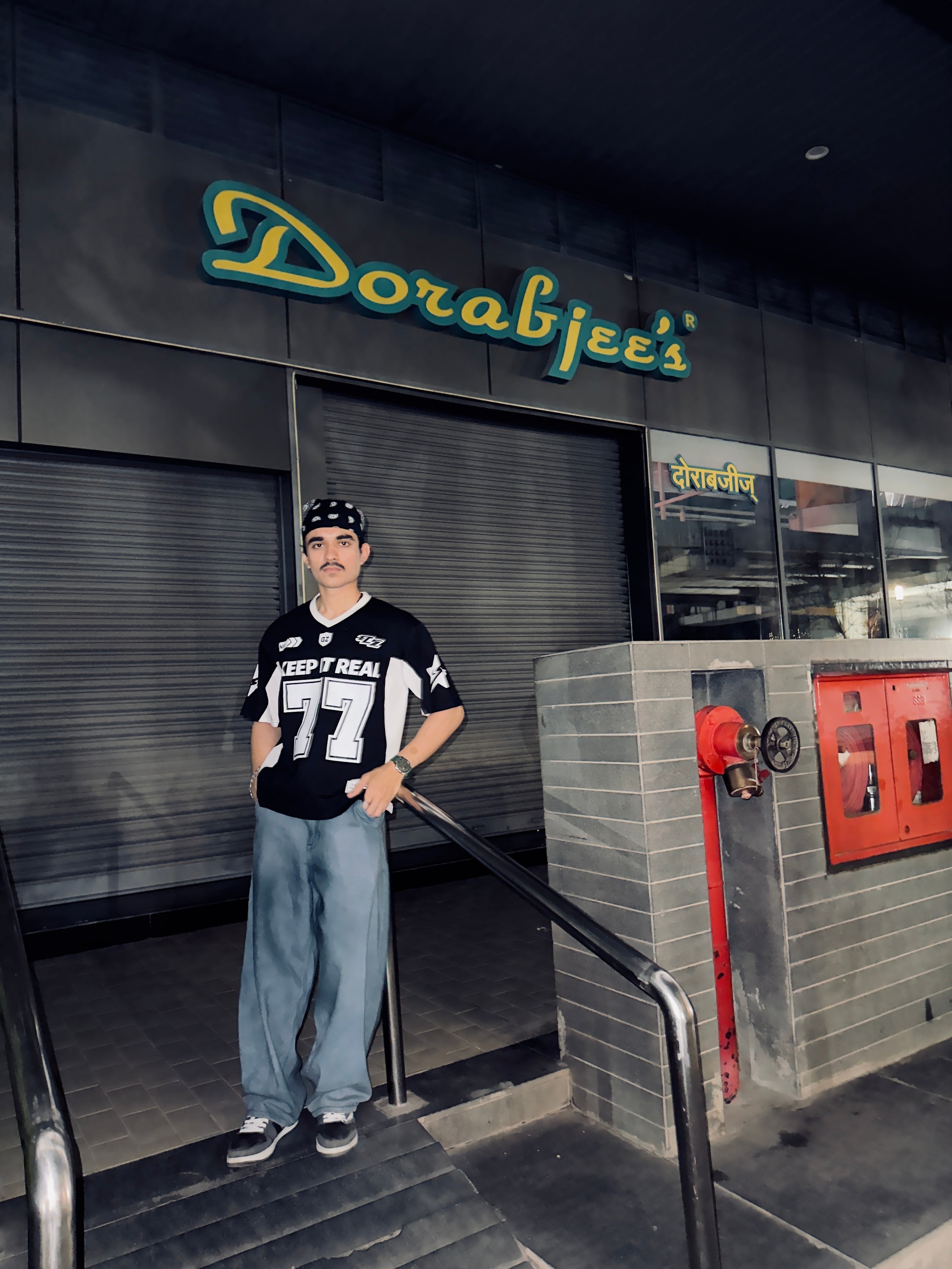 Sinner Black cotton Jersey