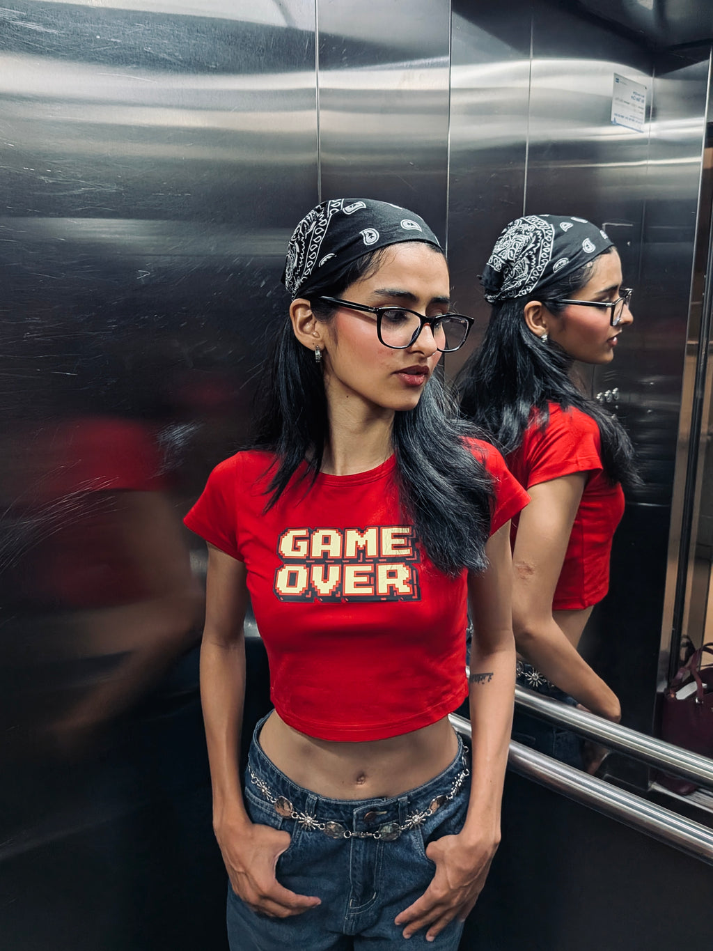 Game Over Baby Tee